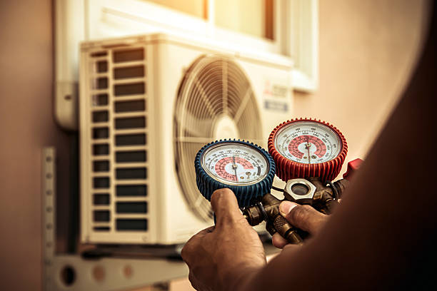 Professional Hvac Installation technician working in Blue Jay, OH